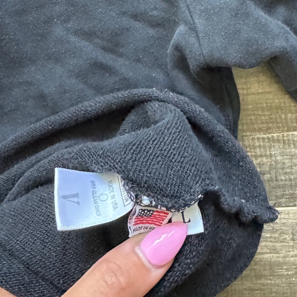 Vlone friends V Black Hoodie with White Logo XL - Picture 3 of 5